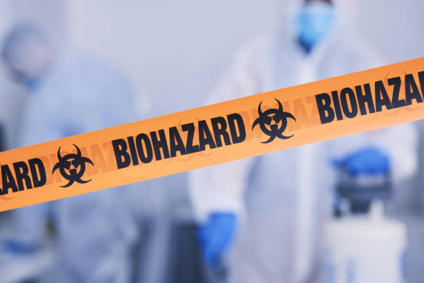 Professional Biohazard Cleanup technician working in College Park, MD